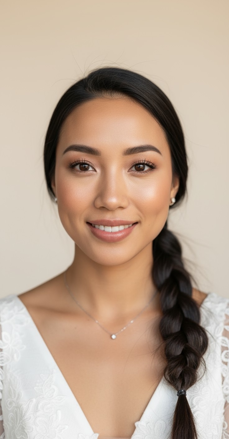 After Knotless Braid